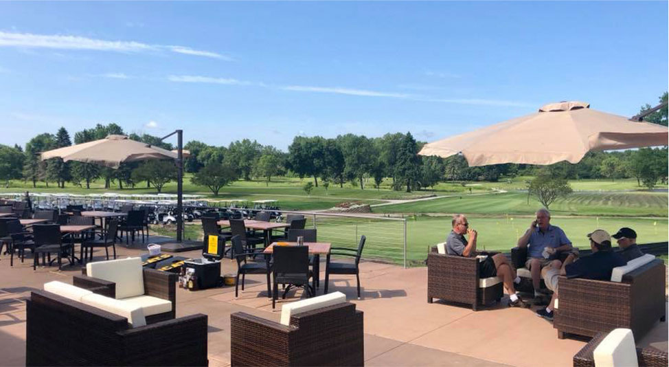Max's on the Green Patio on Little Crow Golf Course
